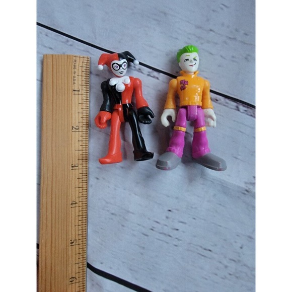 Imaginext DC Super friends Harley Quinn Figure Red And Black Joker Figures - Picture 5 of 6